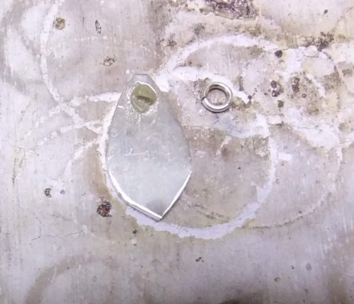 Judy Larson's Tiny Silver Charms part 1 - Pointed Teardrop, Contemporary Wire Jewelry, How To Punch Holes, Hole Punching, Punch A Hole, Texturing, Butane Torch, Soldering, Solder, tiny charms